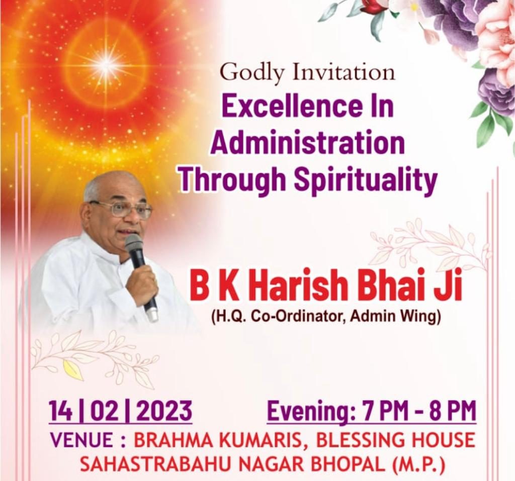 LIVE 14-02-2023 07-00pm : BKs Class, Harish Bhai JI (Administrator Wing)