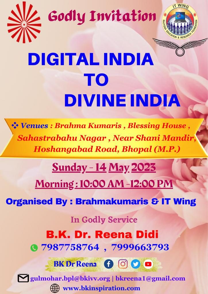 DIGITAL INDIA TO DIVINE INDIA - IT WING PROGRAM